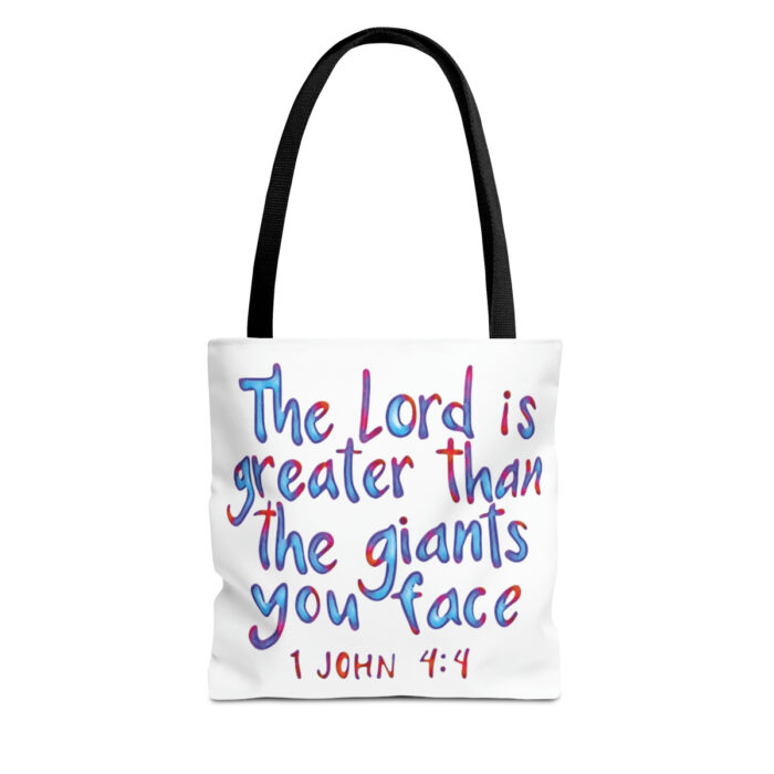 Tote Bag The Lord Is Greater Than The Giants You Face - Image 5