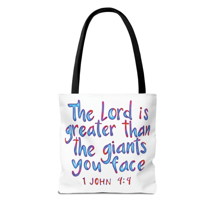 Tote Bag The Lord Is Greater Than The Giants You Face - Image 6