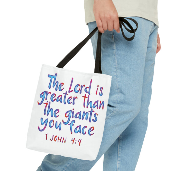 Tote Bag The Lord Is Greater Than The Giants You Face - Image 7