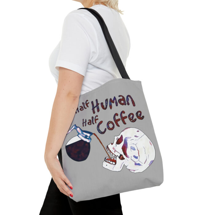 Tote Bag Half Human Half Coffee - Image 8