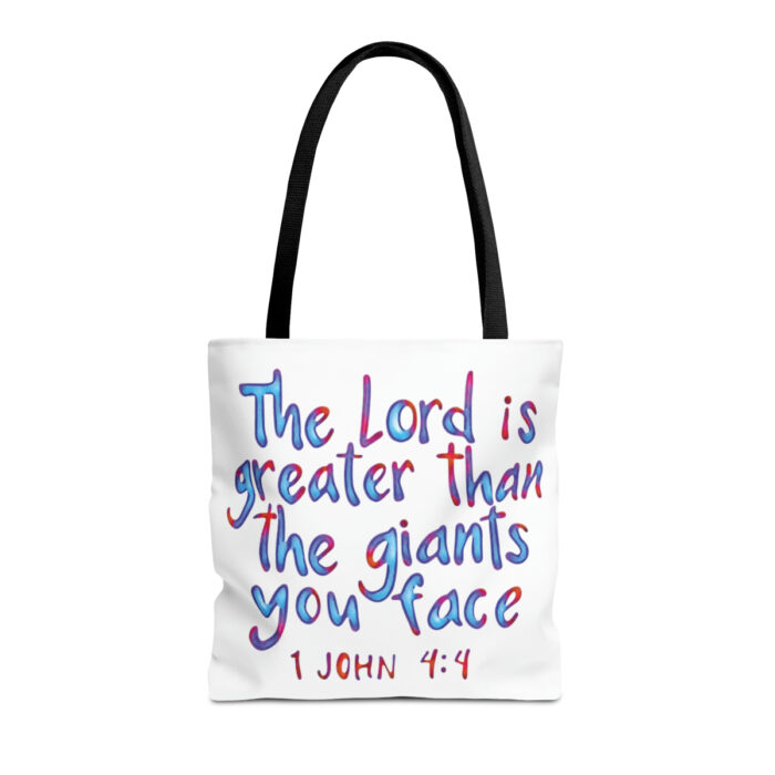 Tote Bag The Lord Is Greater Than The Giants You Face - Image 9