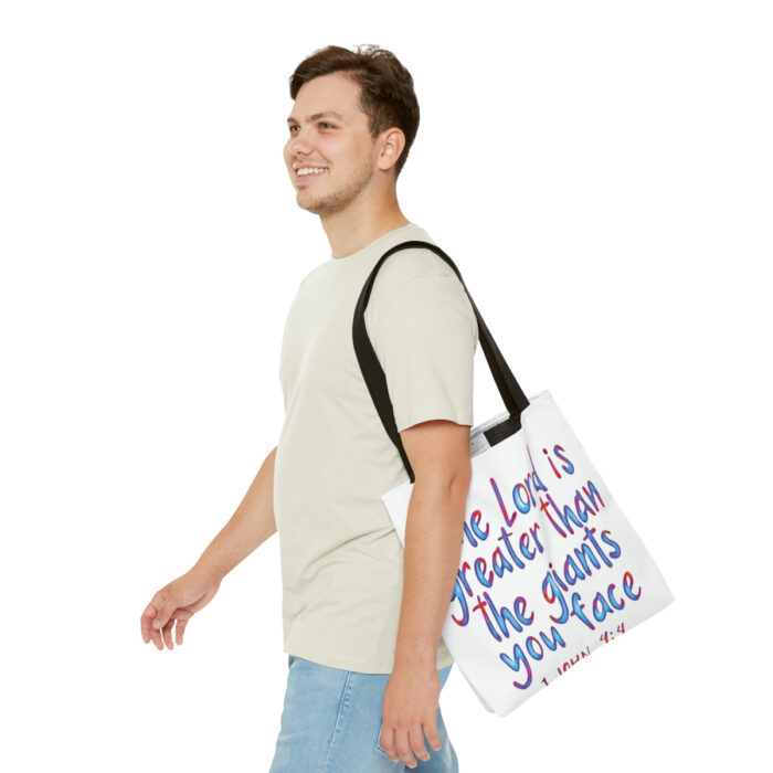 Tote Bag The Lord Is Greater Than The Giants You Face - Image 11