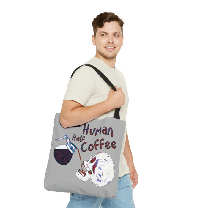 Tote Bag Half Human Half Coffee - Image 11