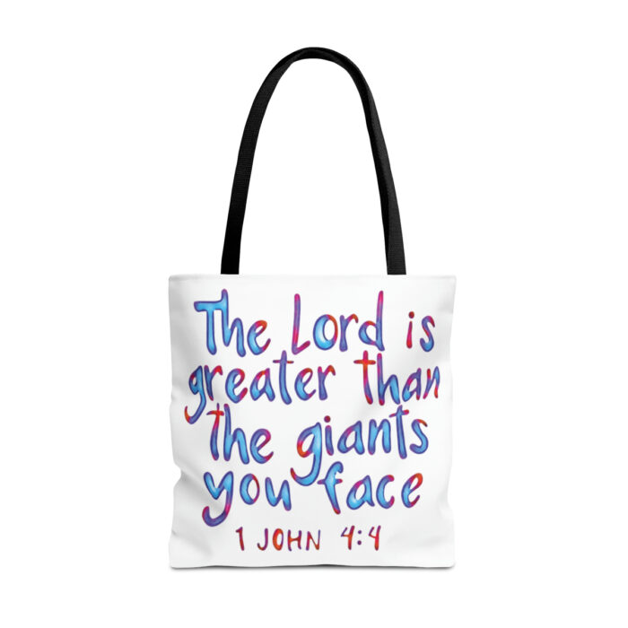 Tote Bag The Lord Is Greater Than The Giants You Face - Image 13