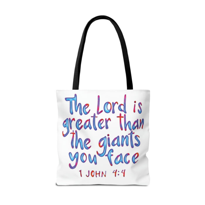 Tote Bag The Lord Is Greater Than The Giants You Face - Image 14