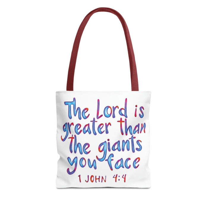 Tote Bag The Lord Is Greater Than The Giants You Face - Image 17