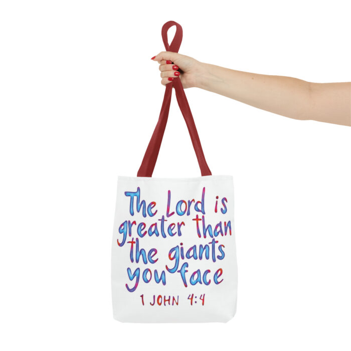 Tote Bag The Lord Is Greater Than The Giants You Face - Image 20