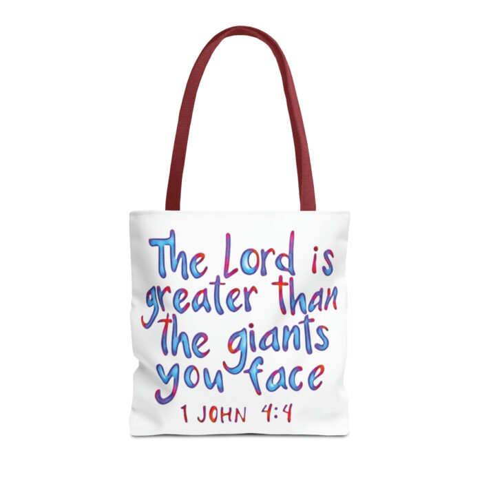 Tote Bag The Lord Is Greater Than The Giants You Face - Image 21