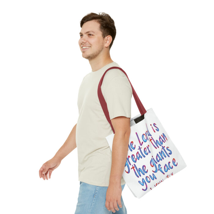 Tote Bag The Lord Is Greater Than The Giants You Face - Image 23