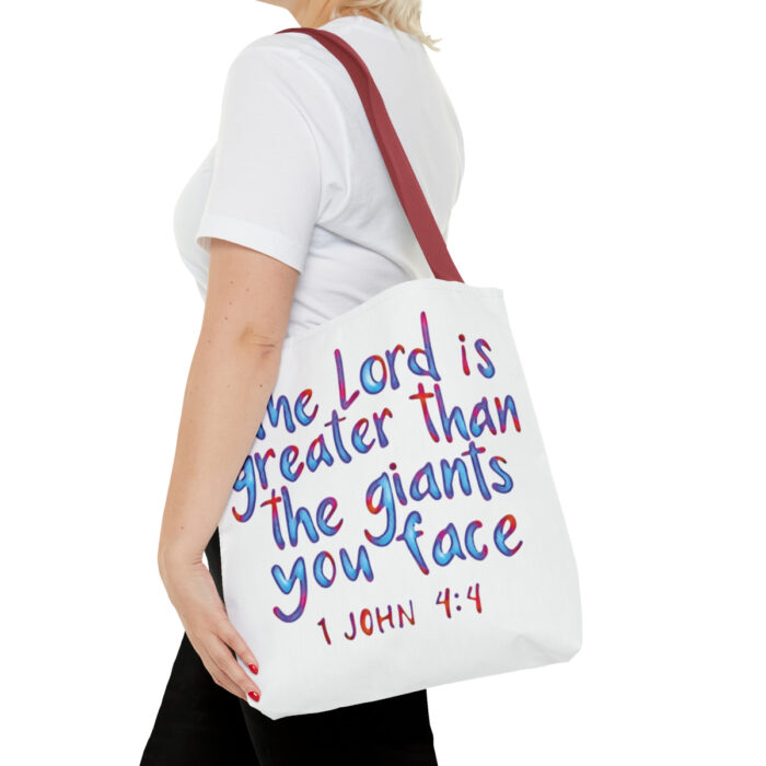 Tote Bag The Lord Is Greater Than The Giants You Face - Image 24