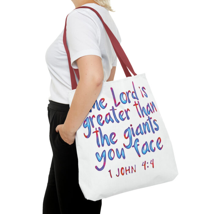 Tote Bag The Lord Is Greater Than The Giants You Face - Image 28