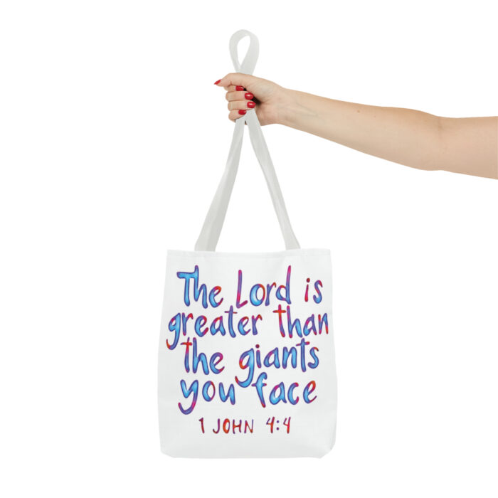 Tote Bag The Lord Is Greater Than The Giants You Face - Image 4