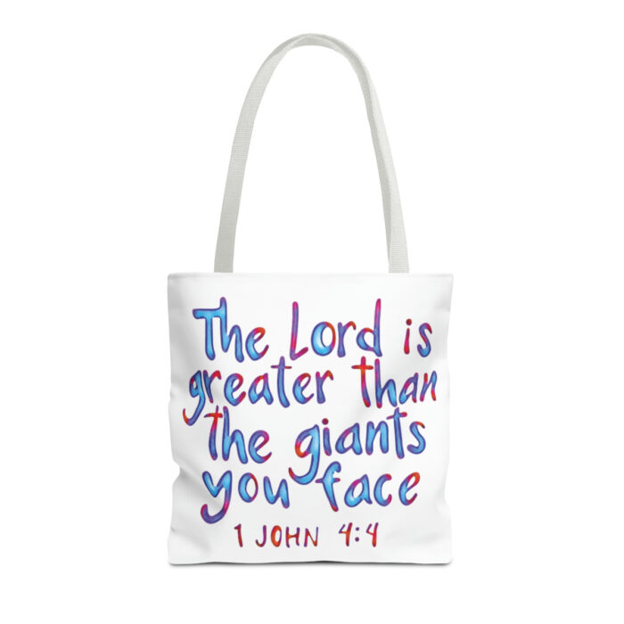 Tote Bag The Lord Is Greater Than The Giants You Face - Image 29