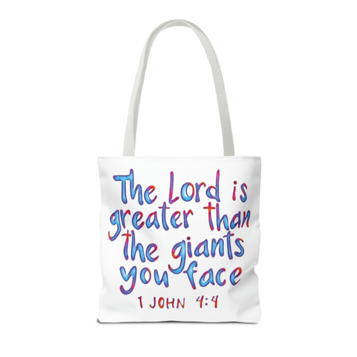 Tote Bag The Lord Is Greater Than The Giants You Face - Image 30