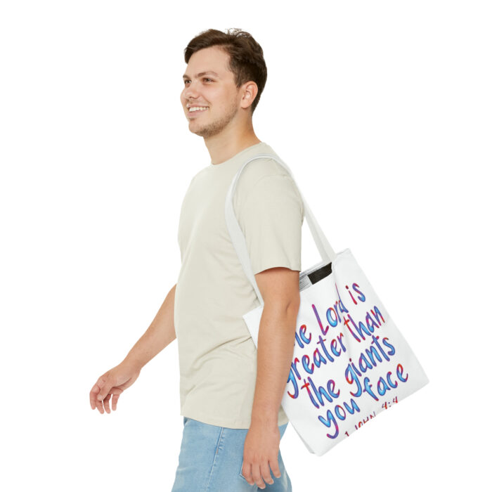 Tote Bag The Lord Is Greater Than The Giants You Face - Image 31