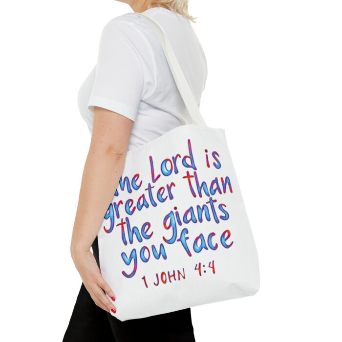 Tote Bag The Lord Is Greater Than The Giants You Face - Image 32