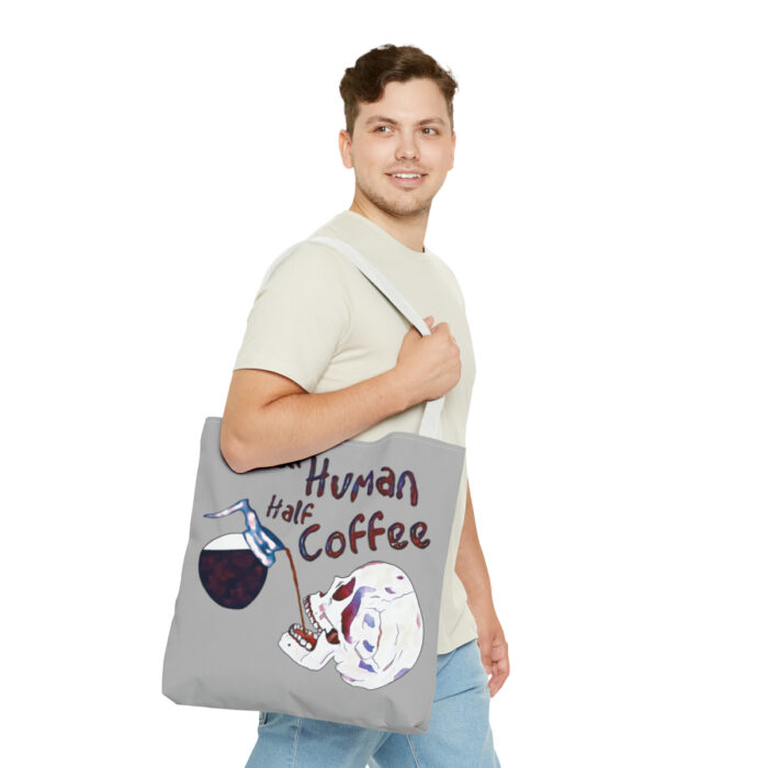 Tote Bag Half Human Half Coffee - Image 35