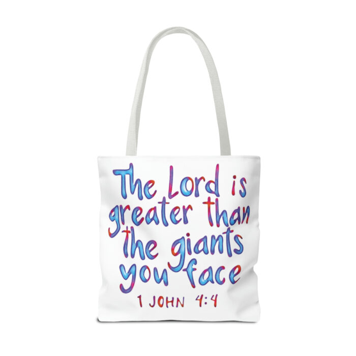 Tote Bag The Lord Is Greater Than The Giants You Face - Image 34