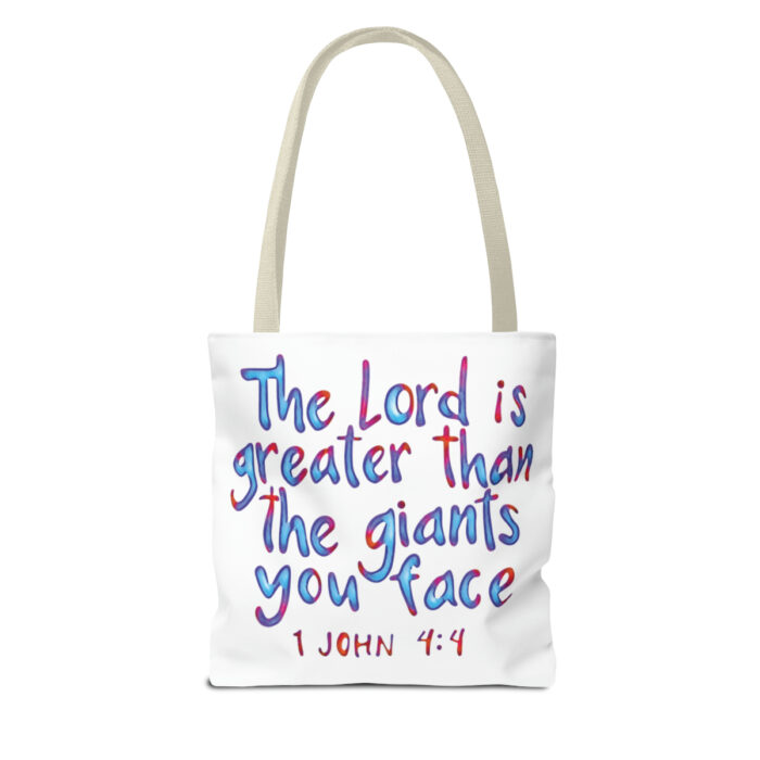 Tote Bag The Lord Is Greater Than The Giants You Face - Image 38