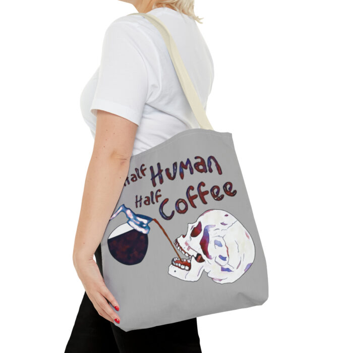 Tote Bag Half Human Half Coffee - Image 44