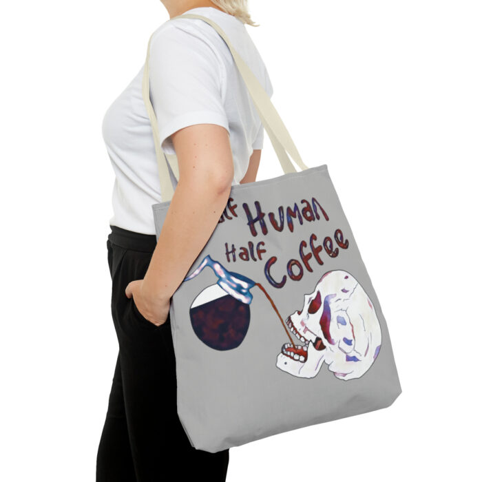 Tote Bag Half Human Half Coffee - Image 48