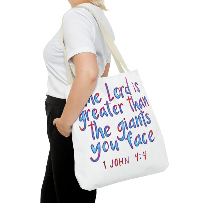 Tote Bag The Lord Is Greater Than The Giants You Face - Image 48