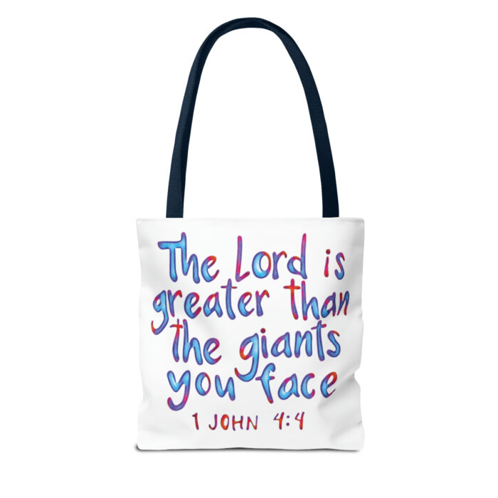 Tote Bag The Lord Is Greater Than The Giants You Face - Image 50