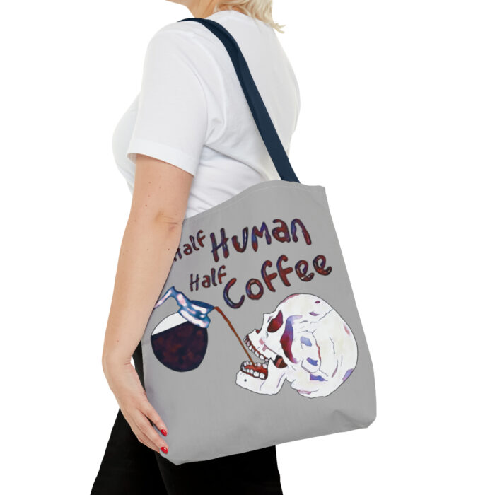 Tote Bag Half Human Half Coffee - Image 56