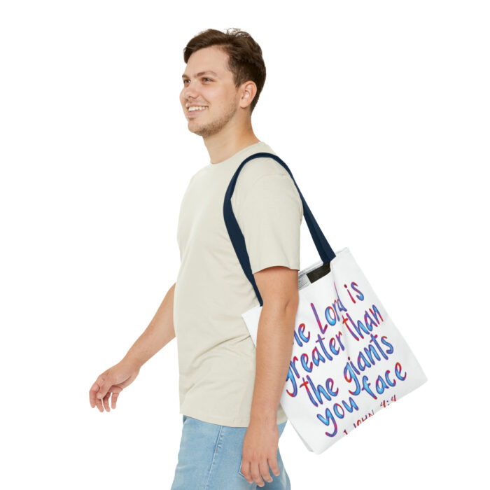 Tote Bag The Lord Is Greater Than The Giants You Face - Image 55