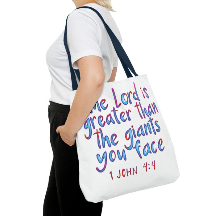 Tote Bag The Lord Is Greater Than The Giants You Face - Image 60