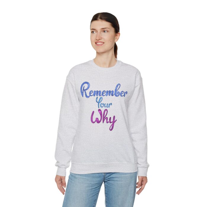 Crewneck Sweatshirt Remember Your Why - Image 8