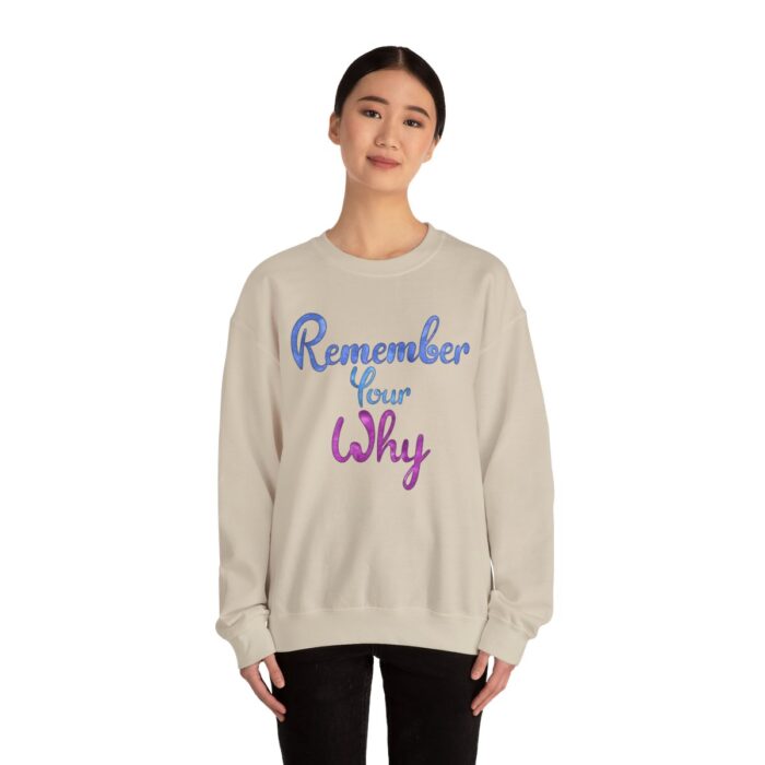 Crewneck Sweatshirt Remember Your Why - Image 26