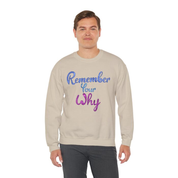 Crewneck Sweatshirt Remember Your Why - Image 28