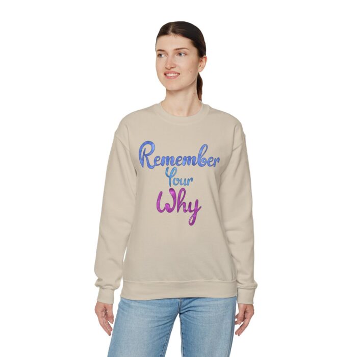 Crewneck Sweatshirt Remember Your Why - Image 30