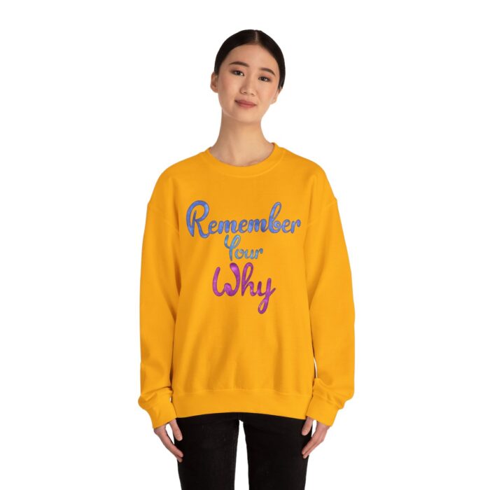 Crewneck Sweatshirt Remember Your Why - Image 37