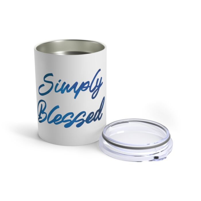 Vacuum Insulated Tumbler 10oz Simply Blessed - Image 5