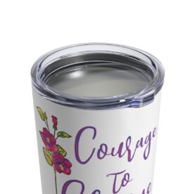 Vacuum Insulated Tumbler 10oz Courage To Change - Image 6