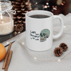 Mug 11oz Love And Tolerance Is Our Code - Image 4