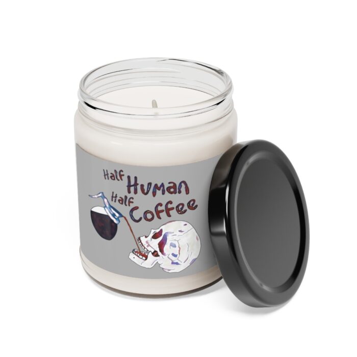 Scented Soy Candle Half Human Half Coffee - Image 17