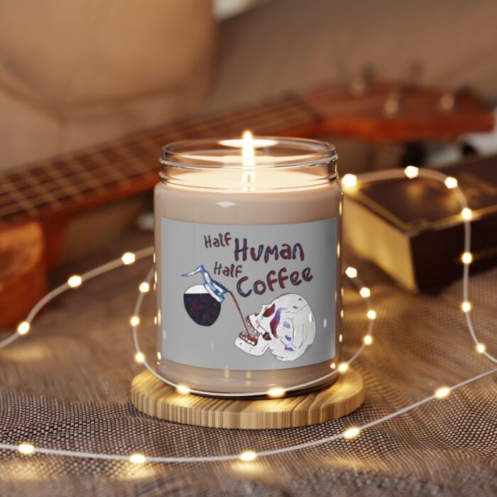 Scented Soy Candle Half Human Half Coffee - Image 18