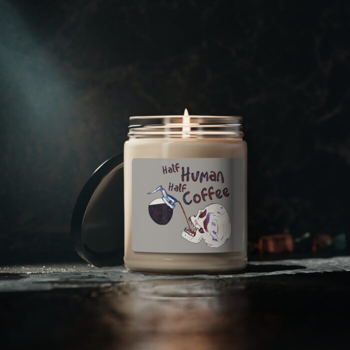 Scented Soy Candle Half Human Half Coffee - Image 20