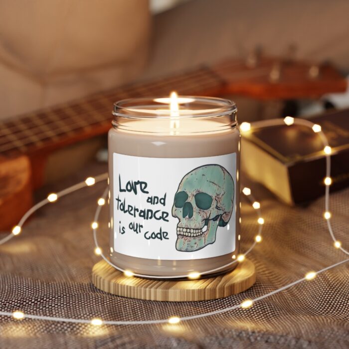 Scented Soy Candle Love And Tolerance Is Our Code - Image 18