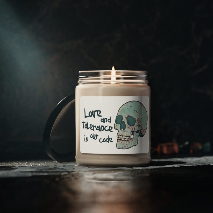 Scented Soy Candle Love And Tolerance Is Our Code - Image 20