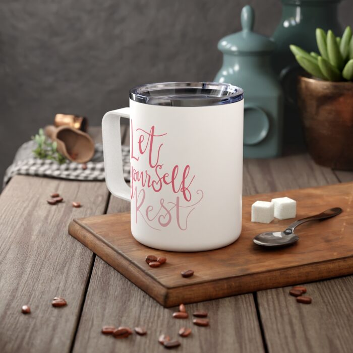 Insulated Mug 10oz Let Yourself Rest - Image 6