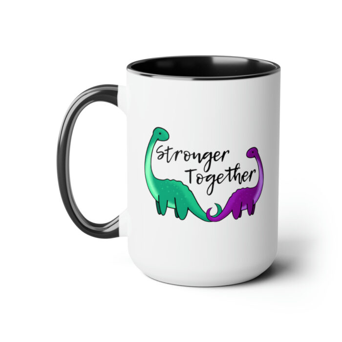 Two-Tone Mug 15oz Stronger Together - Image 2