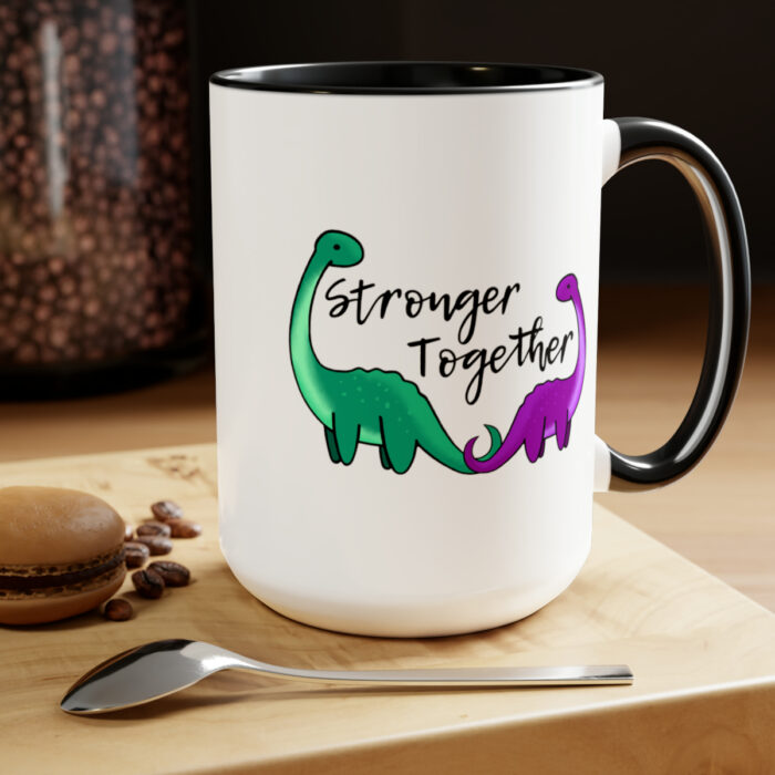 Two-Tone Mug 15oz Stronger Together - Image 4