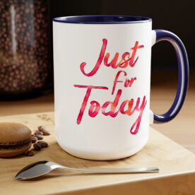 Two-Tone Mug 15oz Just For Today - Image 19