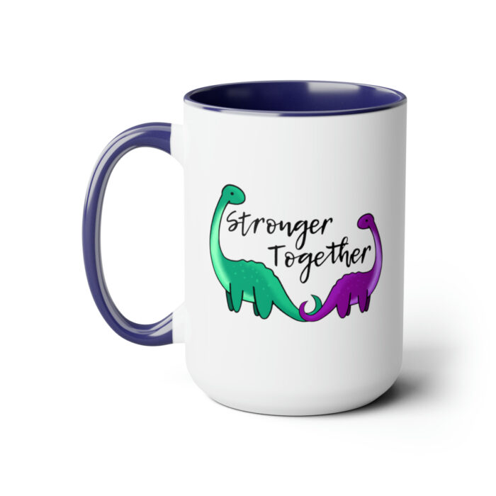 Two-Tone Mug 15oz Stronger Together - Image 11