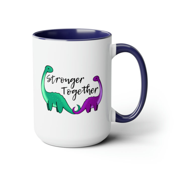 Two-Tone Mug 15oz Stronger Together - Image 13