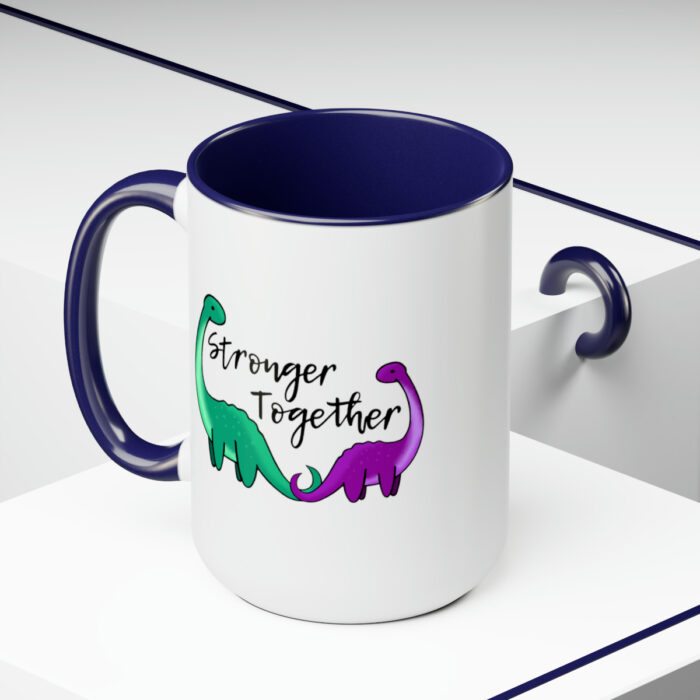 Two-Tone Mug 15oz Stronger Together - Image 15